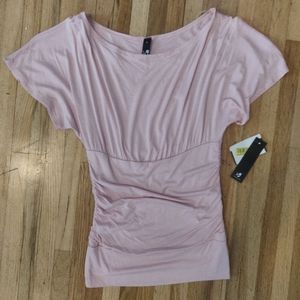 Pink fitted blouse